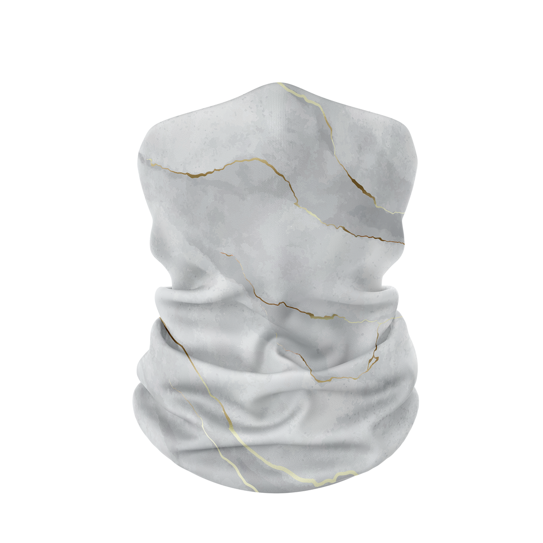 Marble Grey Neck Gaiter - Protect Styles
