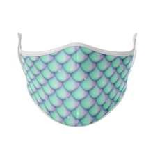 Load image into Gallery viewer, Mermaid Scales Reusable Face Mask - Protect Styles
