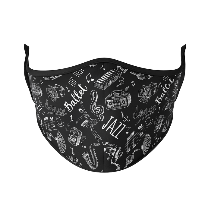 Music & Dance Reusable Face Masks - Protect Styles