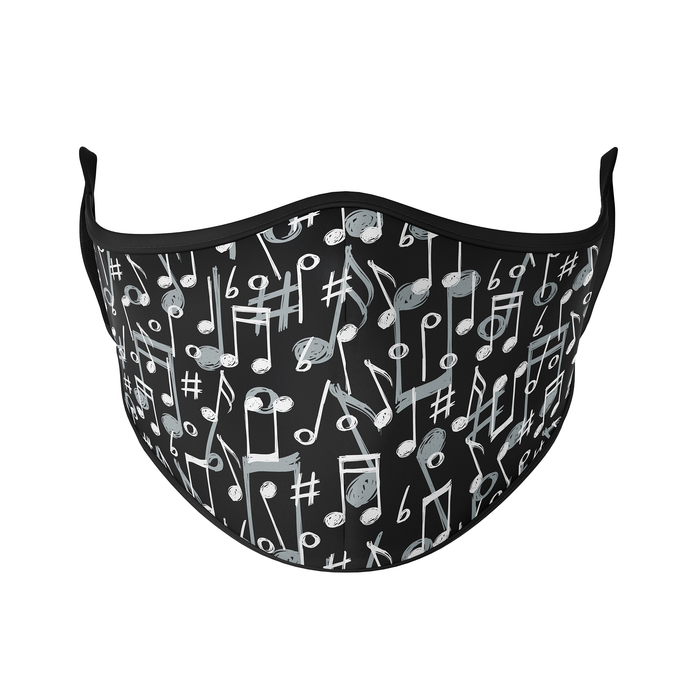 Music Notes Reusable Face Masks - Protect Styles