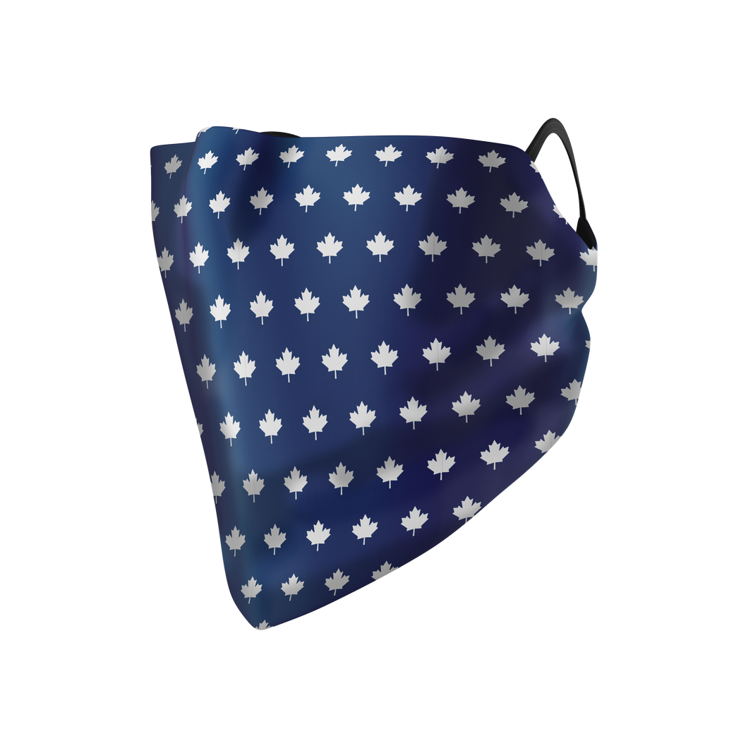 Navy Maple Hankie Mask - Protect Styles