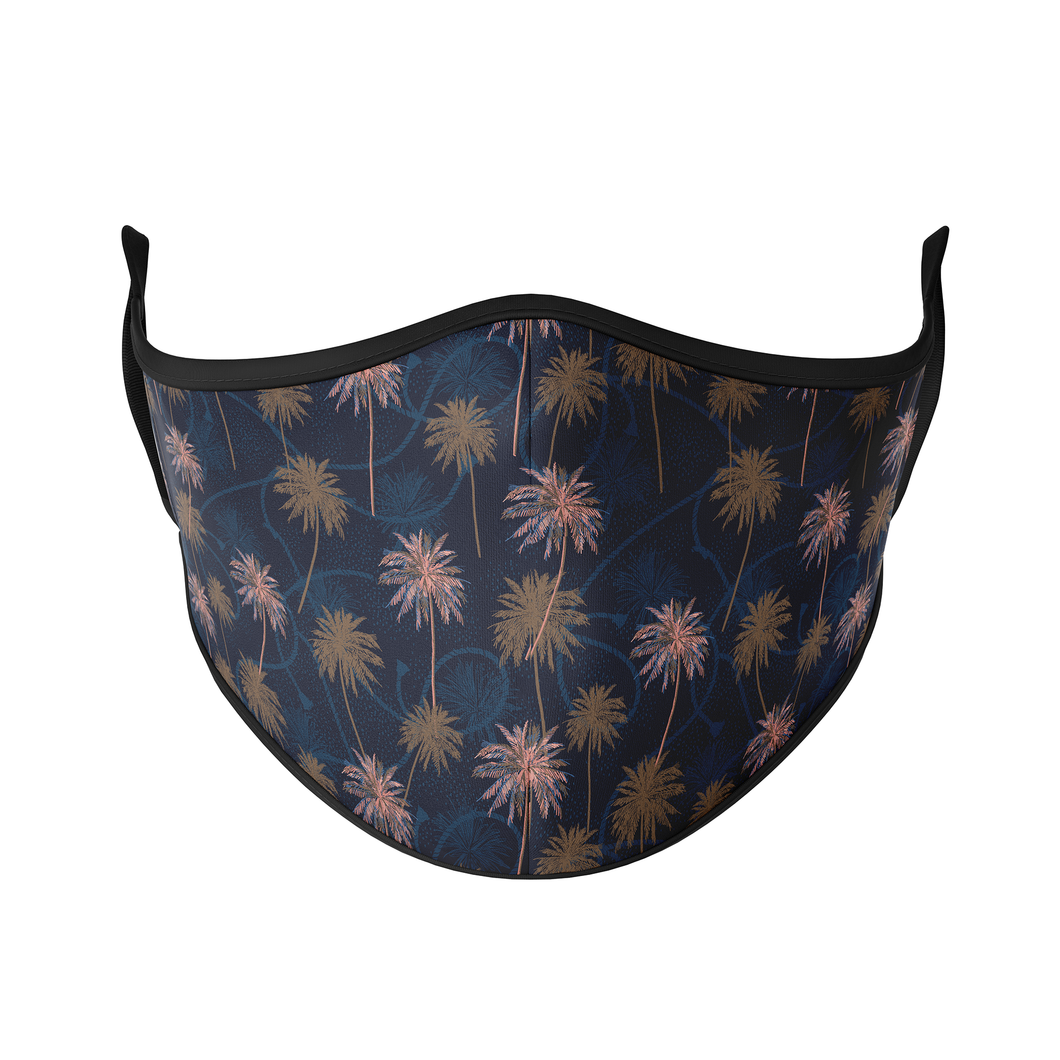 Navy Palms Reusable Face Masks - Protect Styles