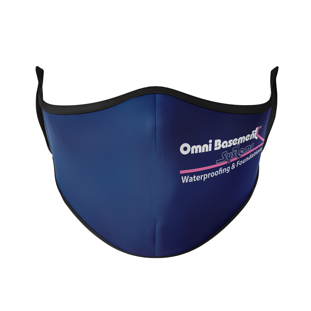 Omni Basement Systems Reusable Face Masks - Protect Styles