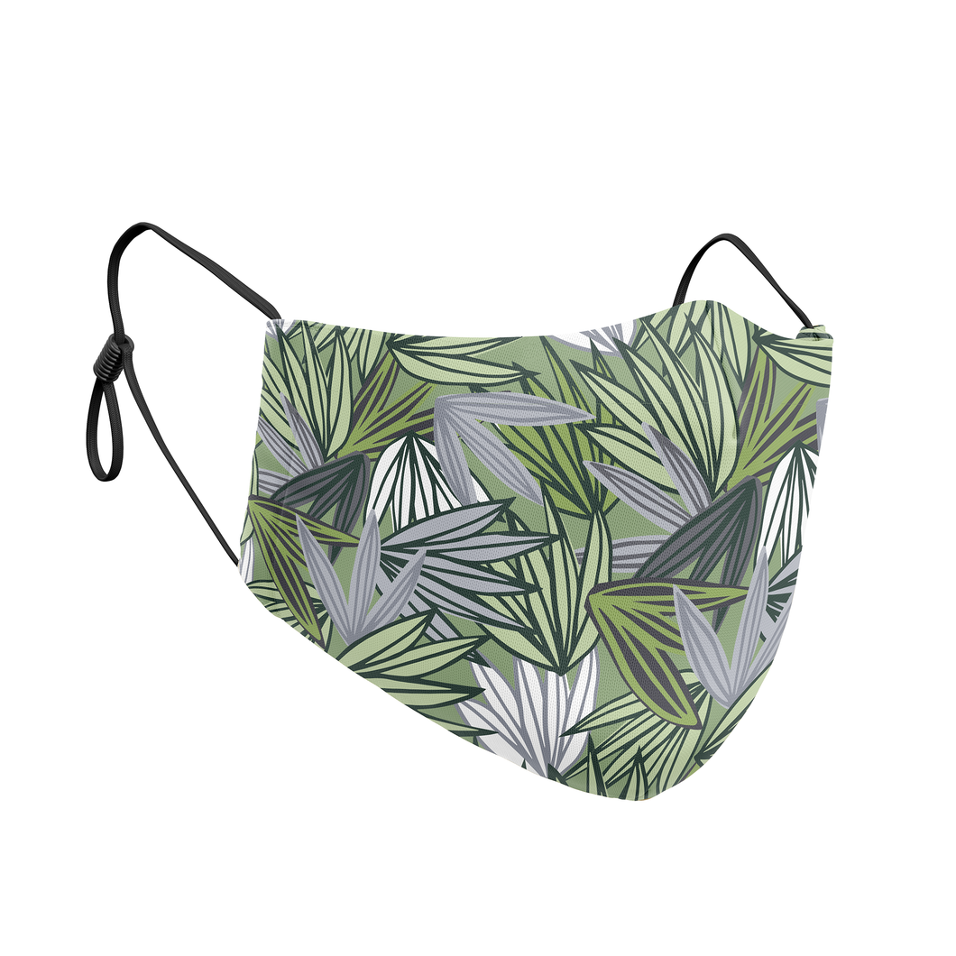 Palm Leaves Abstract Reusable Contour Masks - Protect Styles
