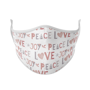 Peace Love Joy Reusable Face Masks - Protect Styles