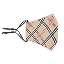 Load image into Gallery viewer, Plaid Reusable Contour Masks - Protect Styles
