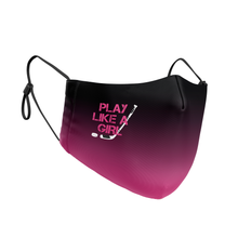 Load image into Gallery viewer, Play Like a Girl Reusable Contour Mask - Protect Styles
