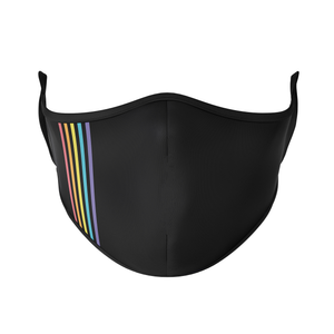 Simple Rainbow Reusable Face Mask - Protect Styles