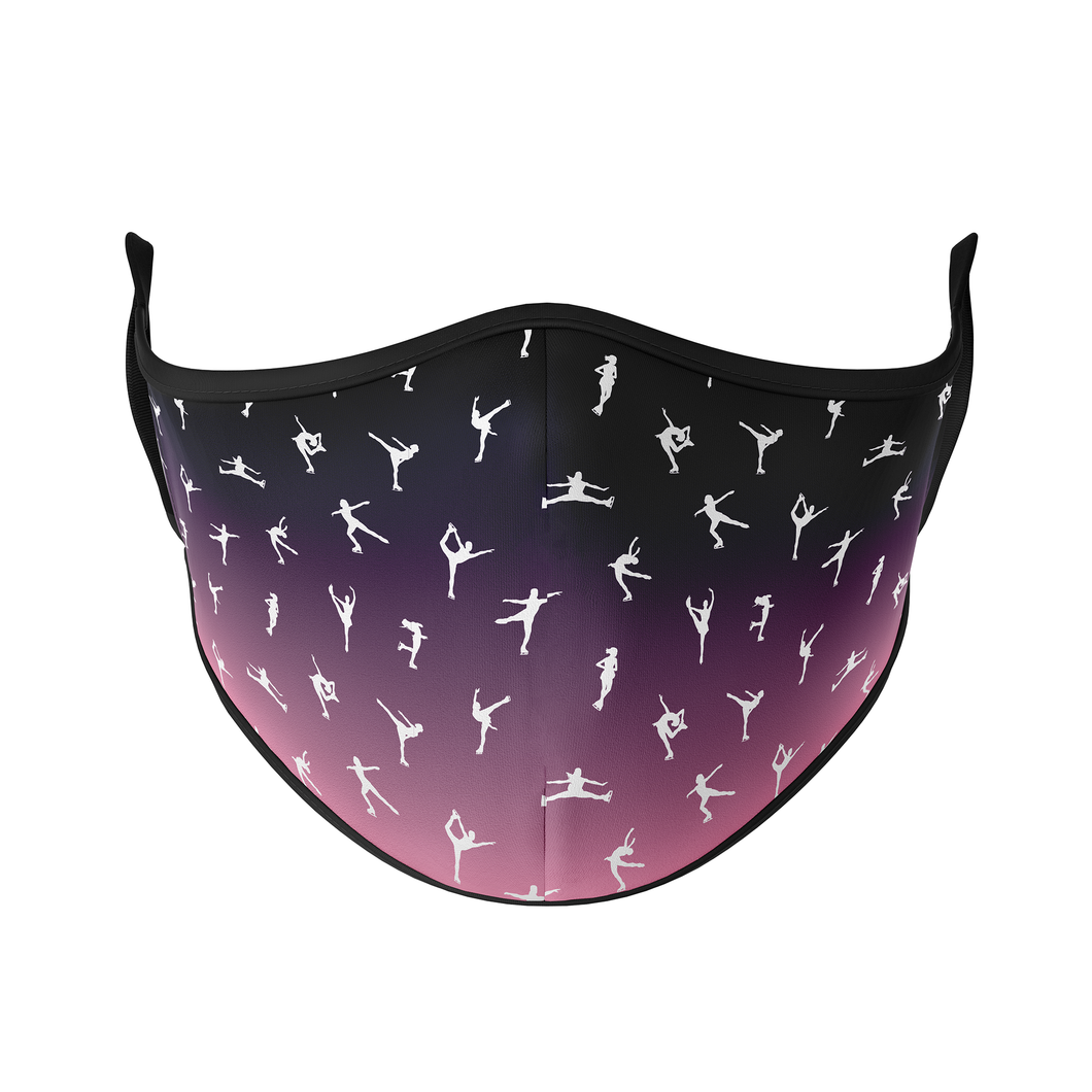 Skating Silhouette Reusable Face Masks - Protect Styles
