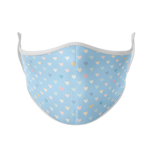 Load image into Gallery viewer, Soft Hearts Reusable Face Mask - Protect Styles
