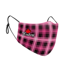 Load image into Gallery viewer, Tartan Hockey Reusable Contour Mask - Protect Styles
