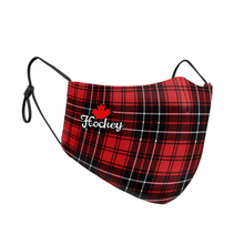 Load image into Gallery viewer, Tartan Hockey Reusable Contour Mask - Protect Styles
