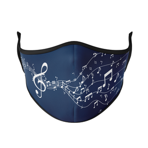 Treble Clef Reusable Face Masks - Protect Styles