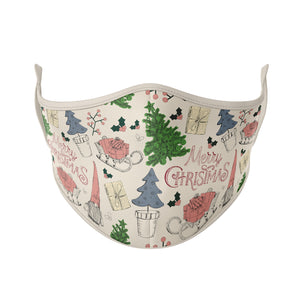 Vintage Christmas Reusable Face Masks - Protect Styles