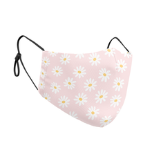 Load image into Gallery viewer, White Daisy Reusable Contour Masks - Protect Styles
