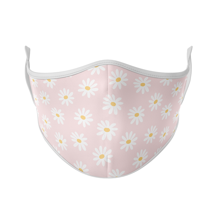 White Daisy Reusable Face Masks - Protect Styles