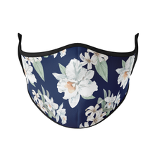 Load image into Gallery viewer, White Flowers Reusable Face Masks - Protect Styles
