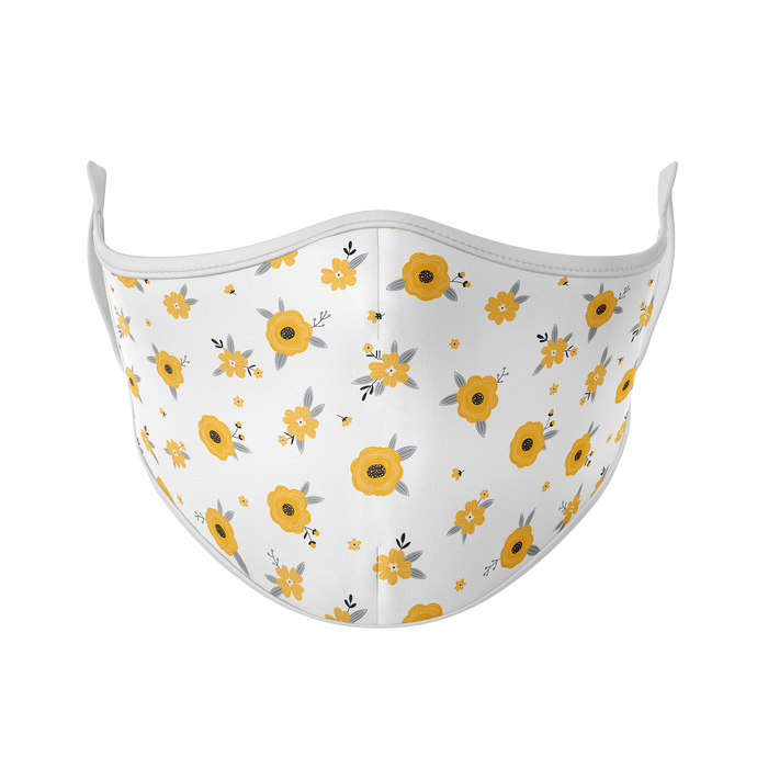 Yellow Flowers Reusable Face Masks - Protect Styles